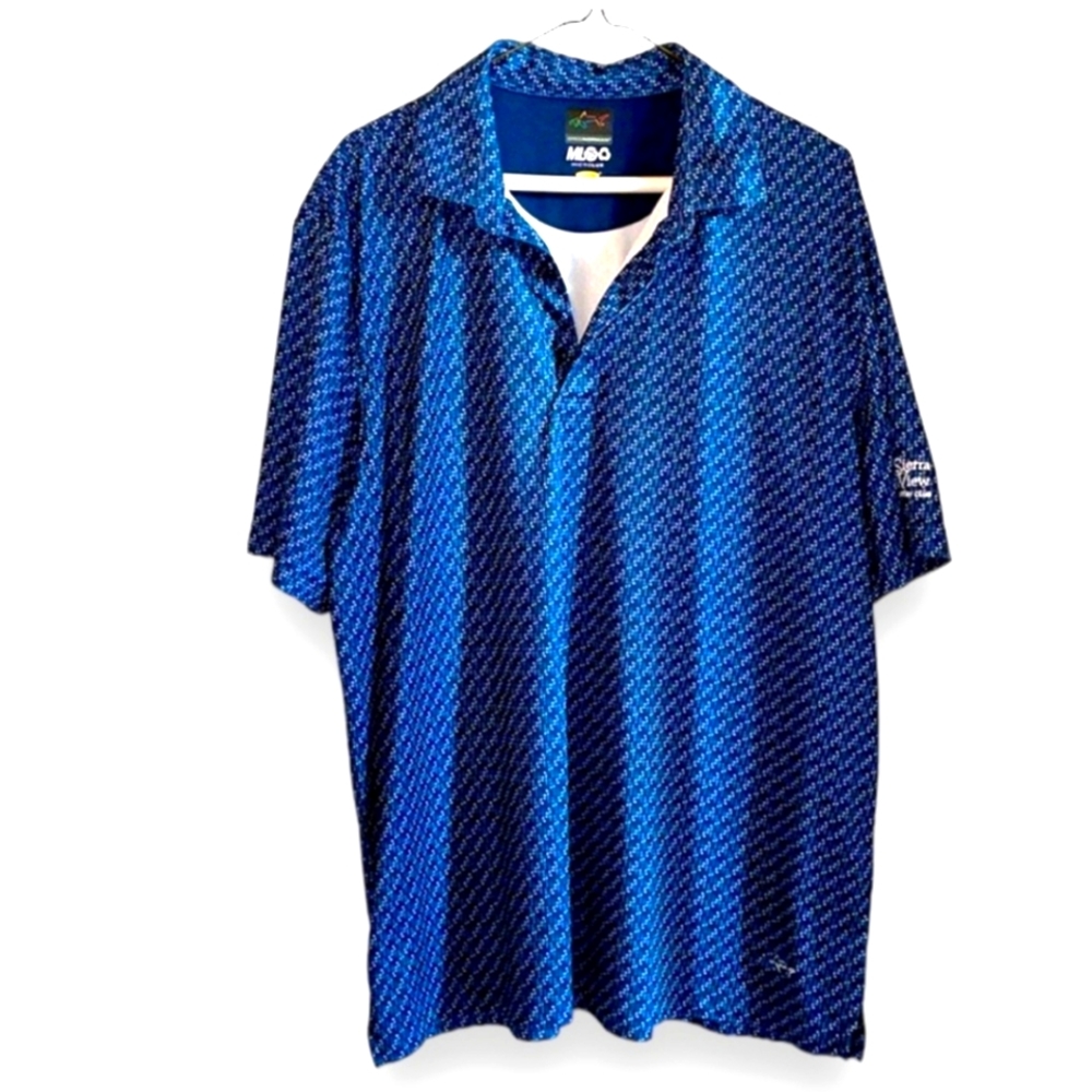 Greg Norman Men's Golf Shirt/Polo Microlux ML75 Playday Navy XL